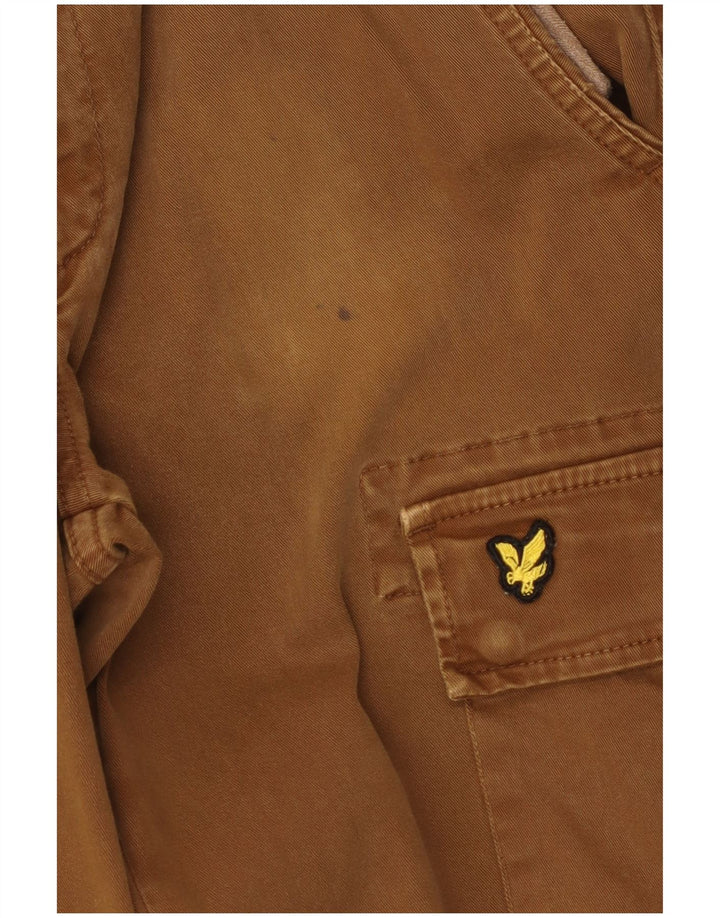 Lyle & Scott Ανδρικό Slim Cargo Παντελόνι W32 L33 Καφέ Βαμβακερό