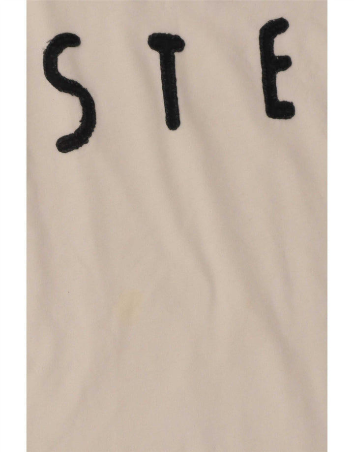 Ανδρικό γραφικό μπλουζάκι Hollister Top Small White
