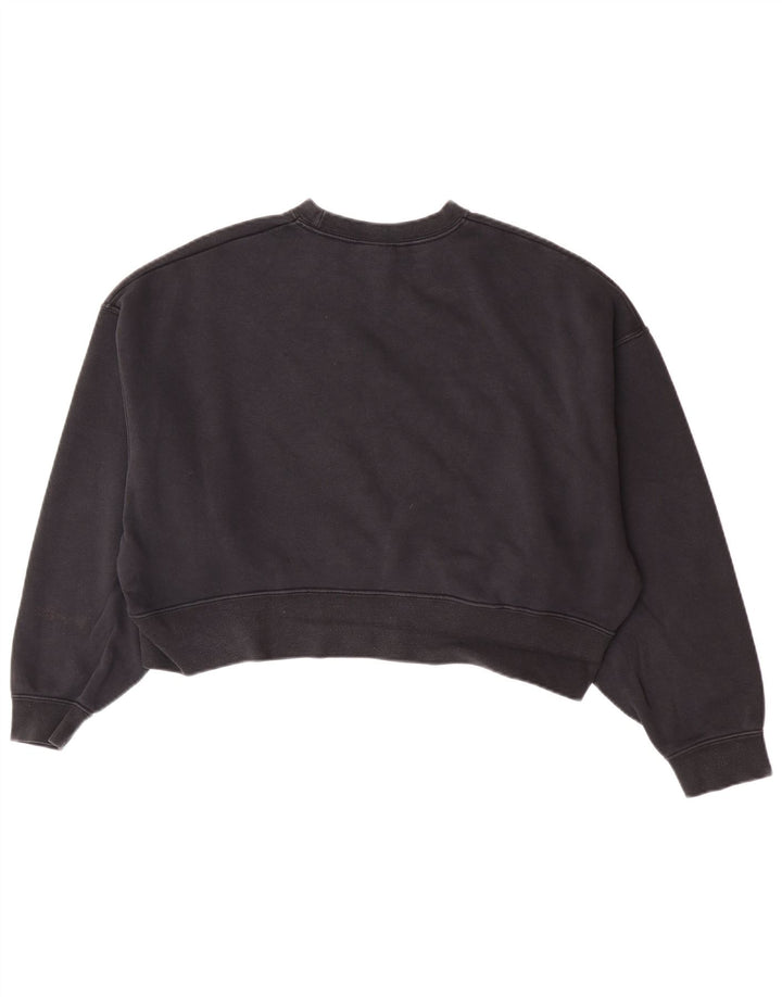 Γυναικείο φούτερ Nike Crop Oversized Jumper UK 10 Small μαύρο βαμβακερό