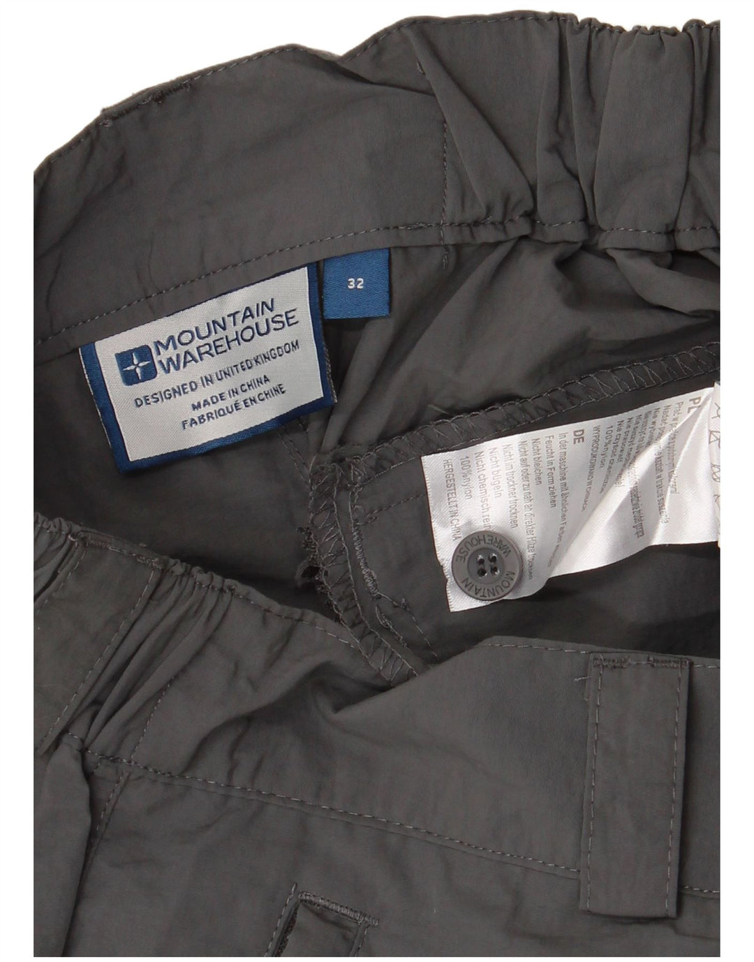 MOUNTAIN WAREHOUSE Ανδρικό σορτς Cargo W32 Medium Grey Nylon