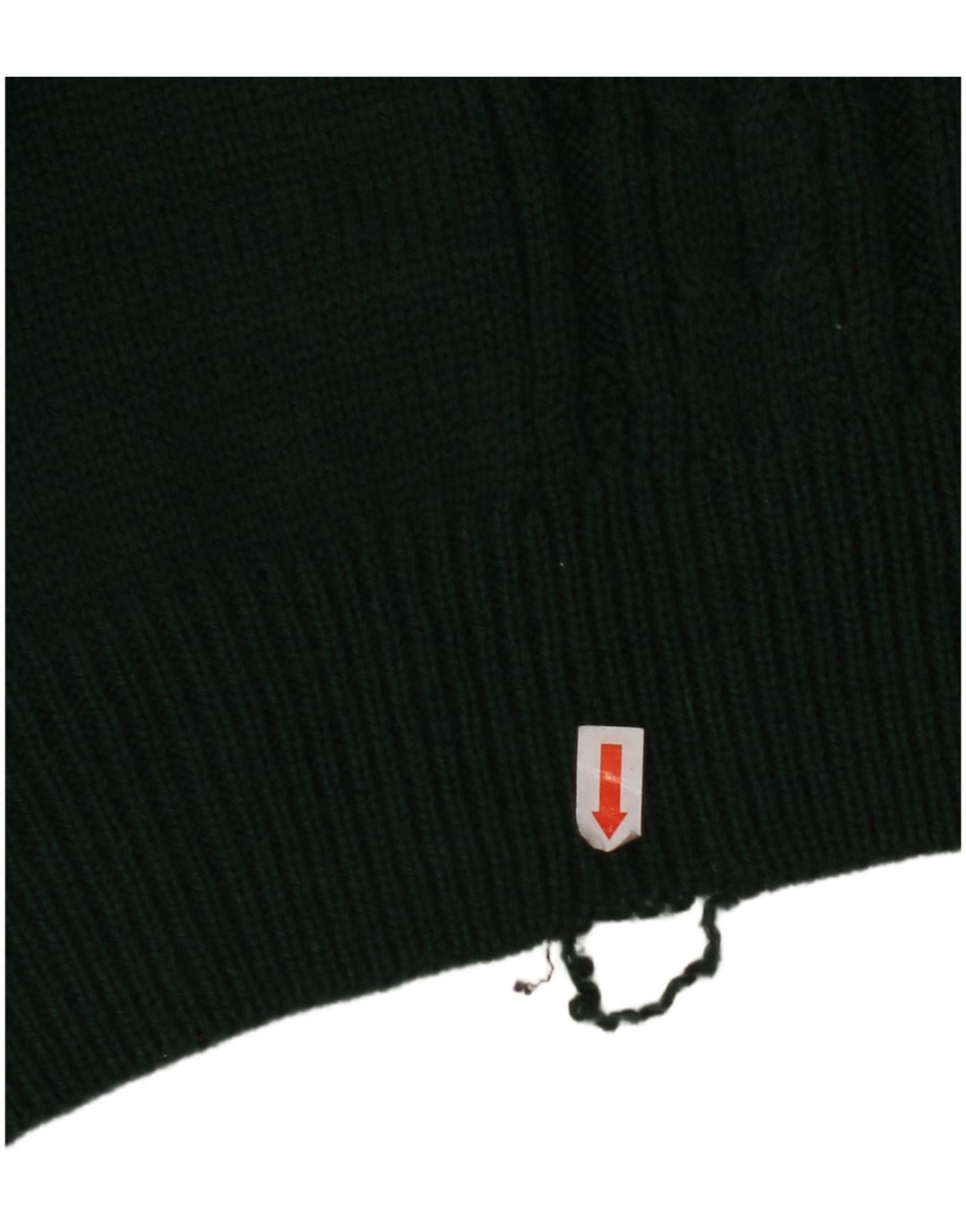 Ανδρικό πουλόβερ με λαιμό πόλο KAPPA με μεσαίο πράσινο γεωμετρικό μαλλί