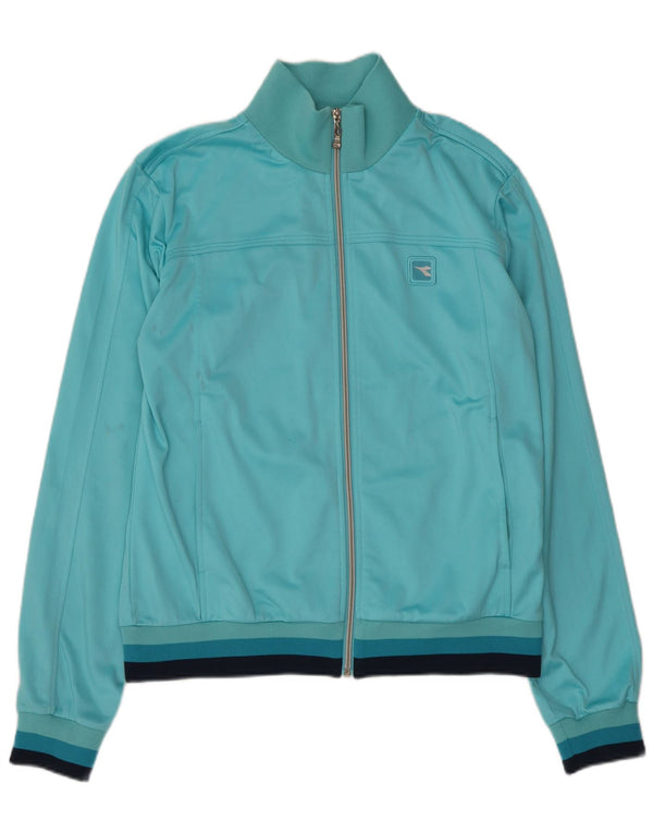 Γυναικεία αθλητική φόρμα Diadora Top Jacket UK 18 XL Blue Colourblock Polyester