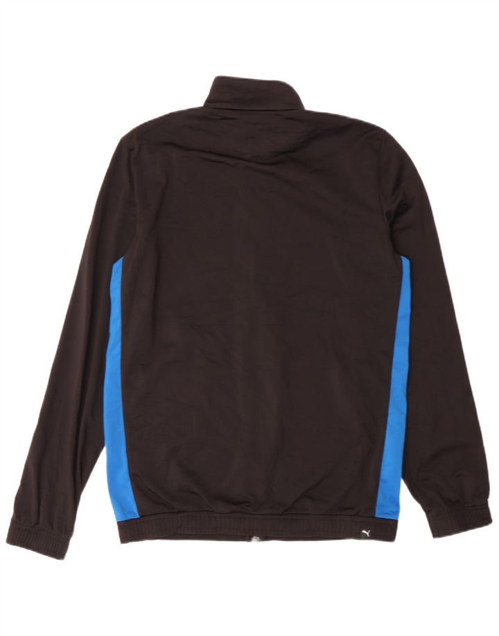 Puma Boys Graphic αθλητική φόρμα Top Jacket 15-16 Years Black Colourblock