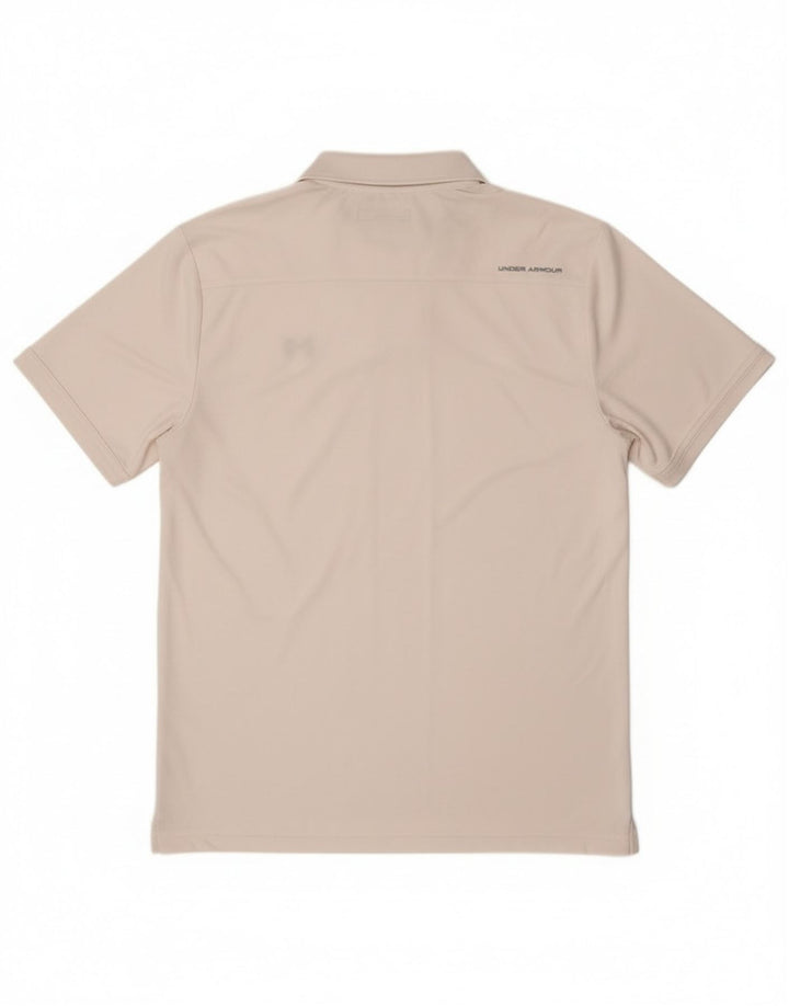 Under Armour Ανδρικό Heat Gear Polo πουκάμισο μεγάλο λευκό πολυεστέρα
