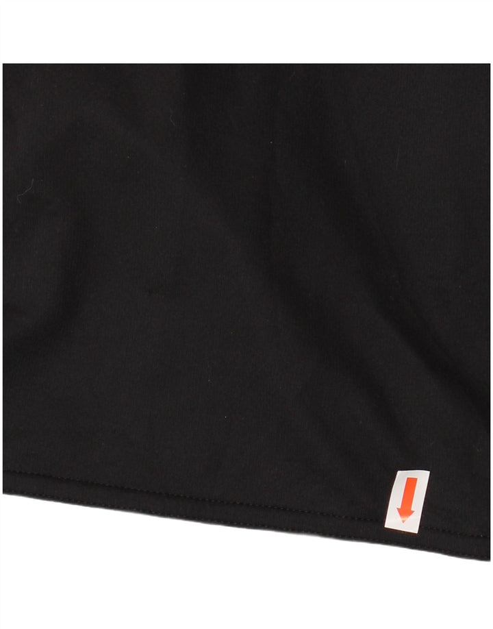 Ανδρικό T-Shirt Climalite ADIDAS Top Medium Black Colorblock Πολυεστέρας