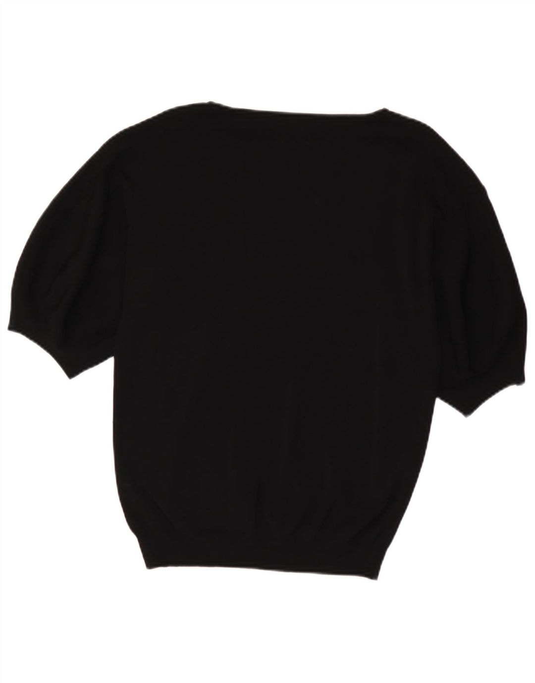 Massimo Dutti Γυναικείο πουλόβερ με λαιμόκαυστο UK 10 Small μαύρο