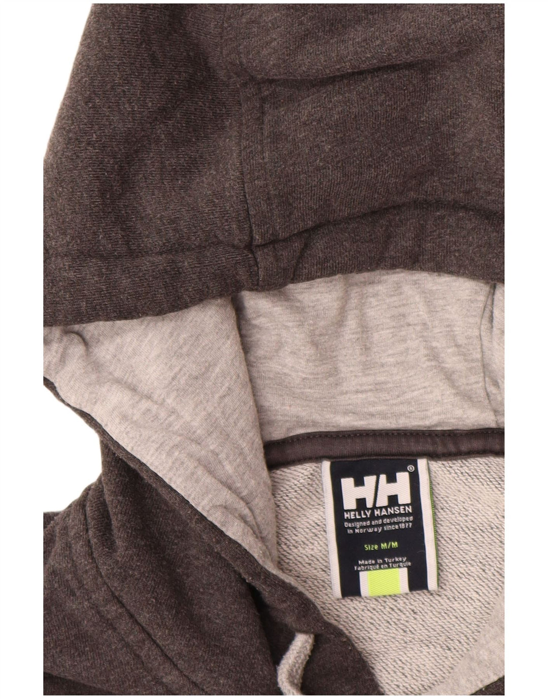HELLY HANSEN Ανδρικό γραφικό μπλουζάκι με κουκούλα μεσαίου γκρι βαμβακερό
