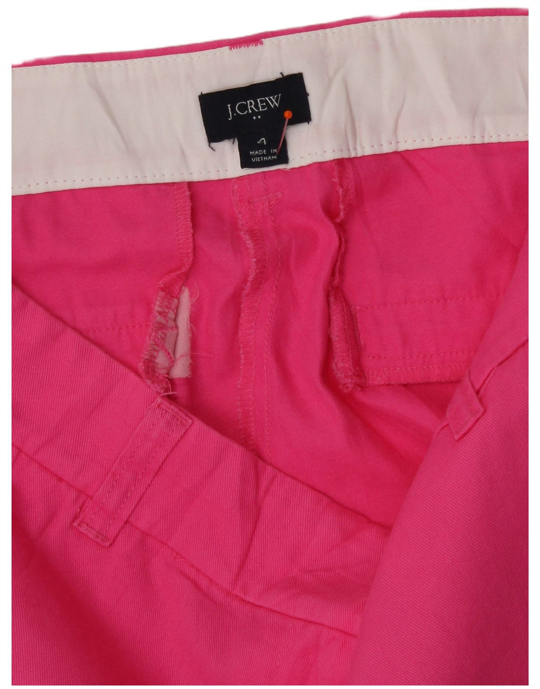 J. CREW Γυναικείο Σορτς Chino US 4 Small W31 Ροζ Βαμβακερό