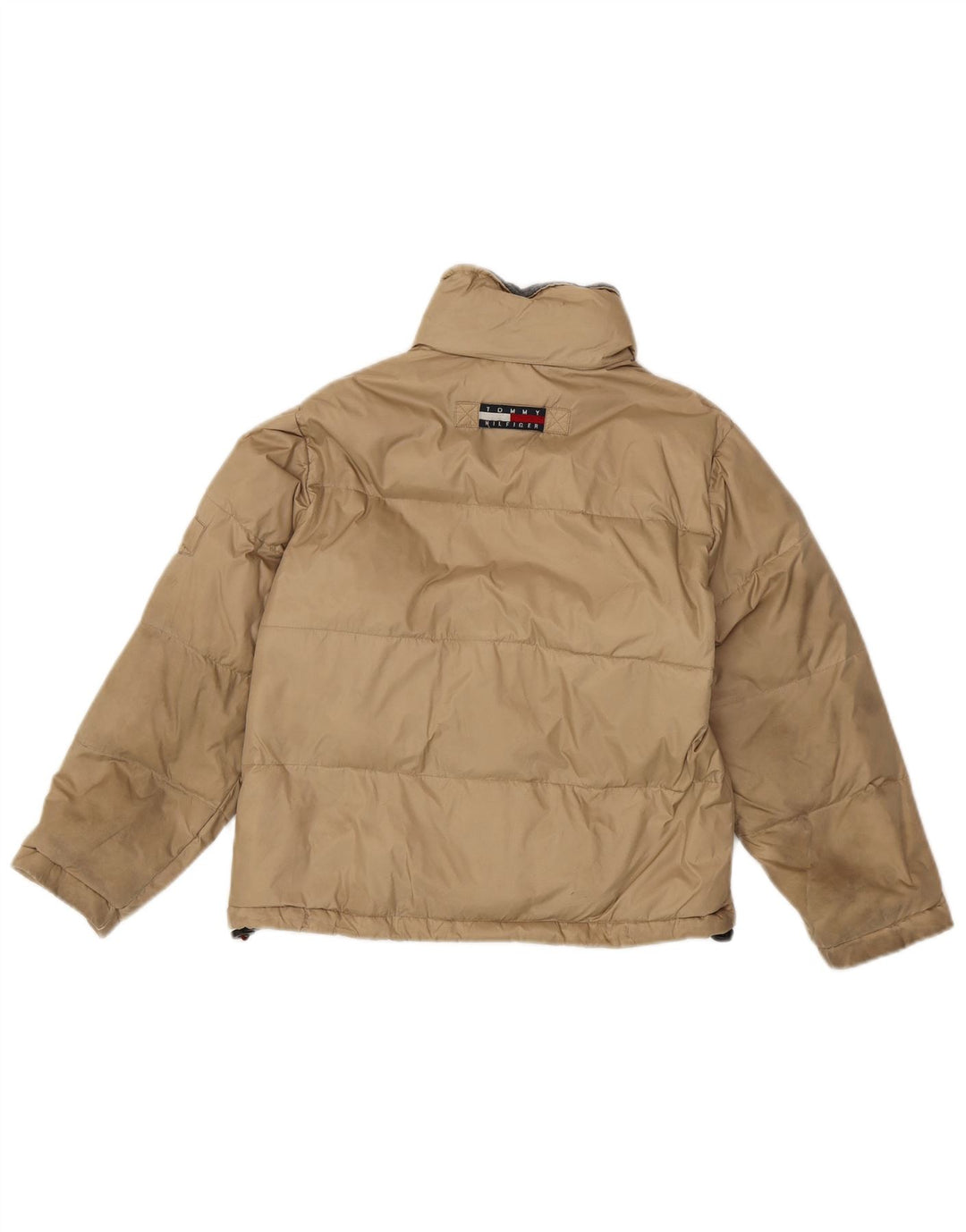 Tommy Hilfiger Boys padded Jacket 7-8 Years XS Beige Nylon