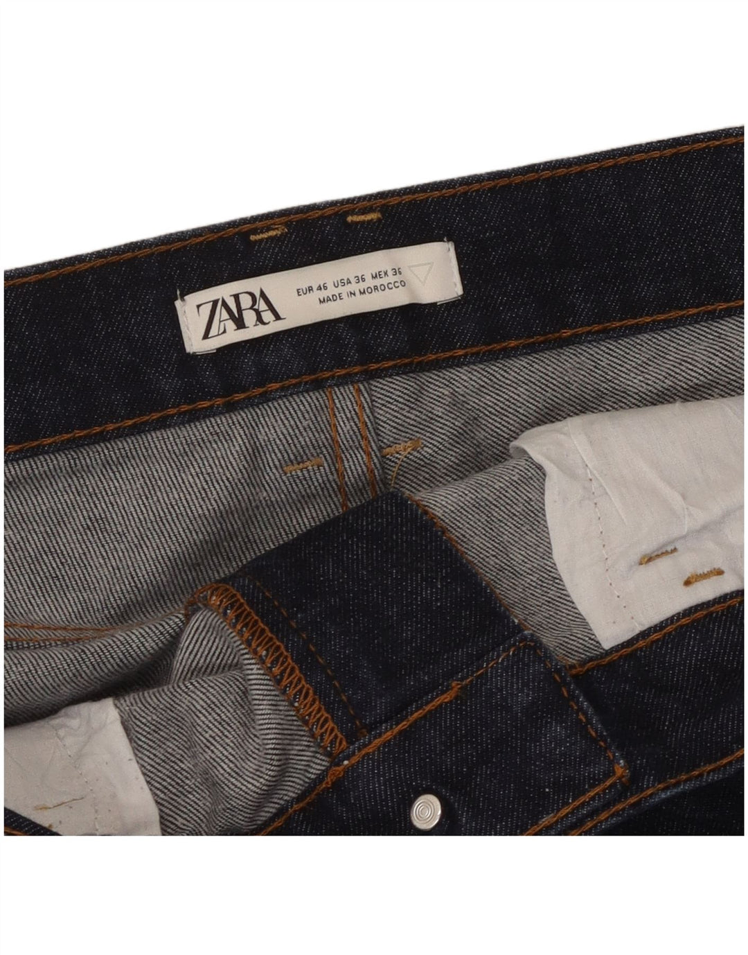Zara Ανδρικό Slim Jeans EU 46 XL W36 L31 Navy Blue