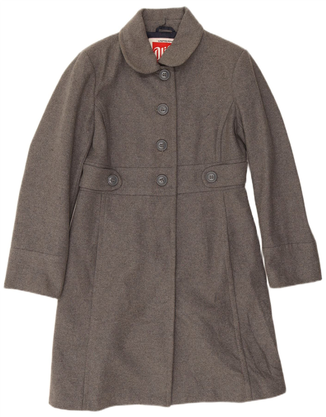 Playlife Γυναικείο Πανωφόρι IT 46 Large Grey Wool