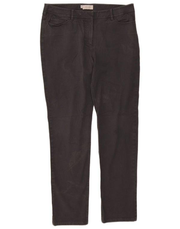 Hobbs Γυναικείο Slim Fit Casual Παντελόνι UK 14 Large W32 L29 Γκρι βαμβακερό
