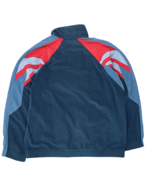 Ανδρική φόρμα Diadora Top Jacket UK 42 Large Blue Colourblock Sports