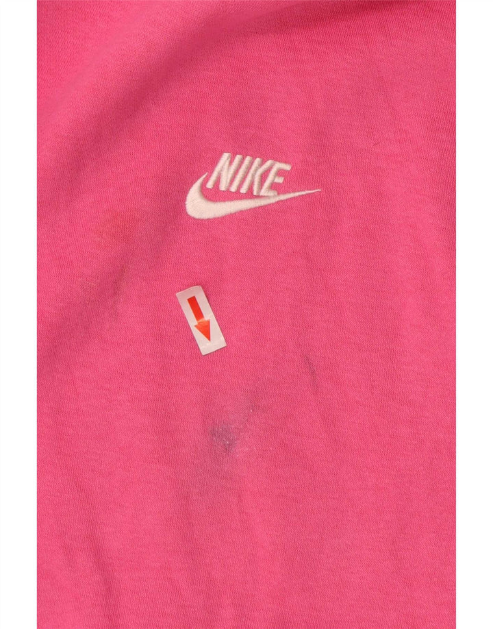 Ανδρικά κουκούλα Nike, μεσαίο ροζ βαμβακερό