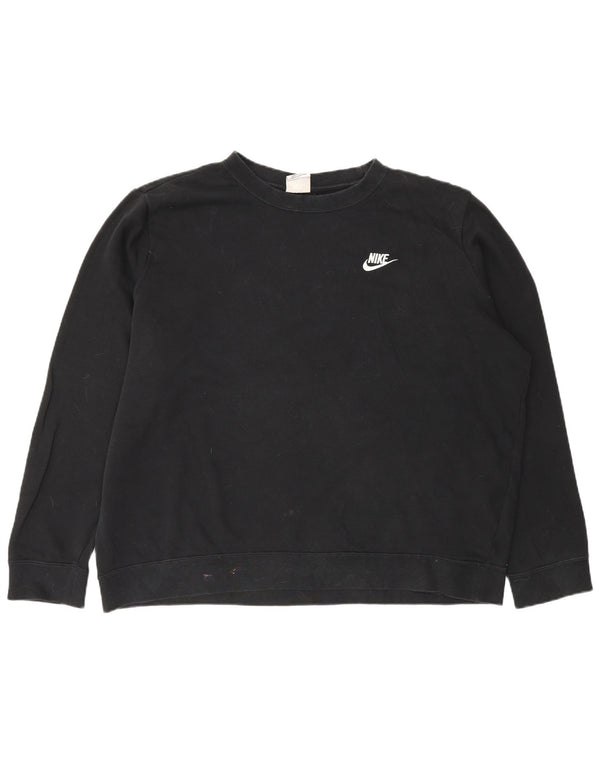 Γυναικείο φούτερ Nike υπερμεγέθη Jumper UK 18 XL Μαύρο βαμβακερό