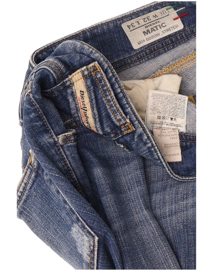 Diesel Γυναικείο Matic Slim Jeans W32 L29 Μπλε βαμβακερό