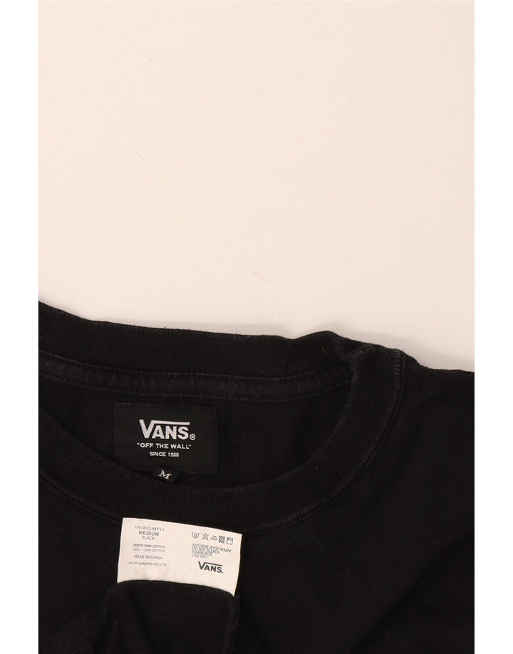 Ανδρικό T-Shirt Vans Top Μεσαίο μαύρο βαμβακερό