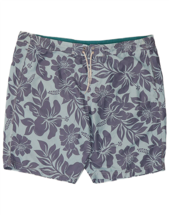 Ανδρικά σορτς κολύμβησης Marks & Spencer XL Blue Floral Polyester
