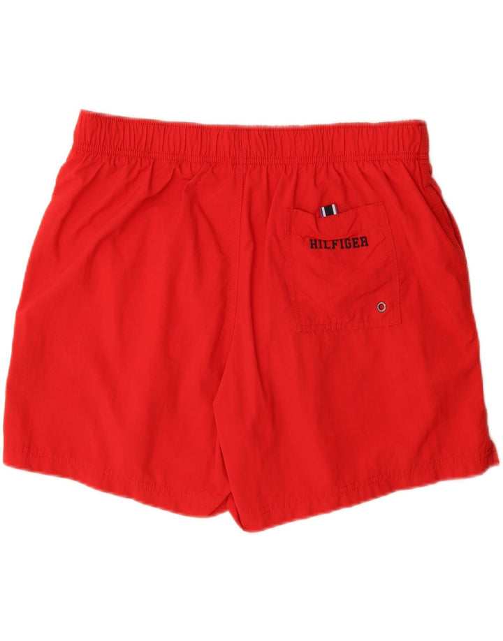 Ανδρικό σορτς κολύμβησης Tommy Hilfiger μεγάλο κόκκινο πολυεστέρα