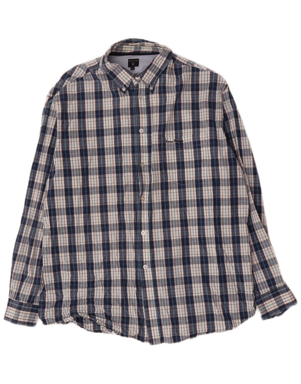 Ανδρικό πουκάμισο James Pringle XL Blue Check Cotton