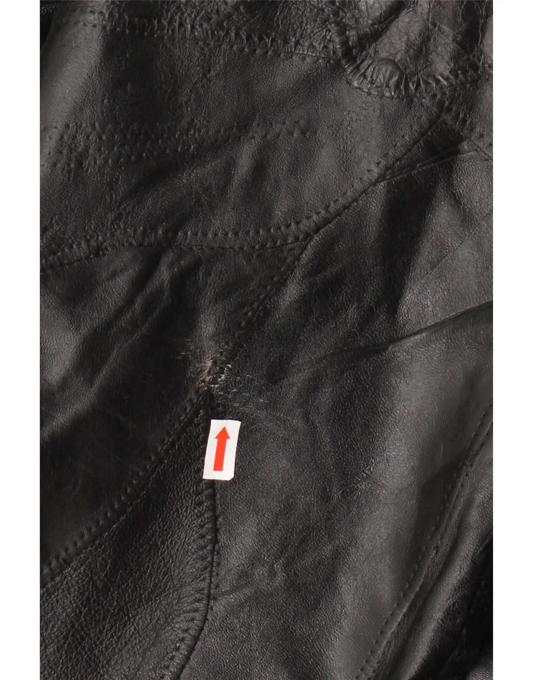 VINTAGE Ανδρικό Δερμάτινο Μπουφάν UK 40 Large Μαύρο Δερμάτινο