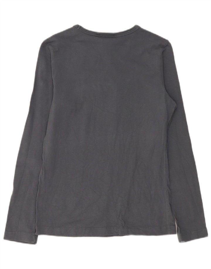 Champion Womens Heritage Classics Graphic Top μακριά μανίκια UK 12 Medium Grey