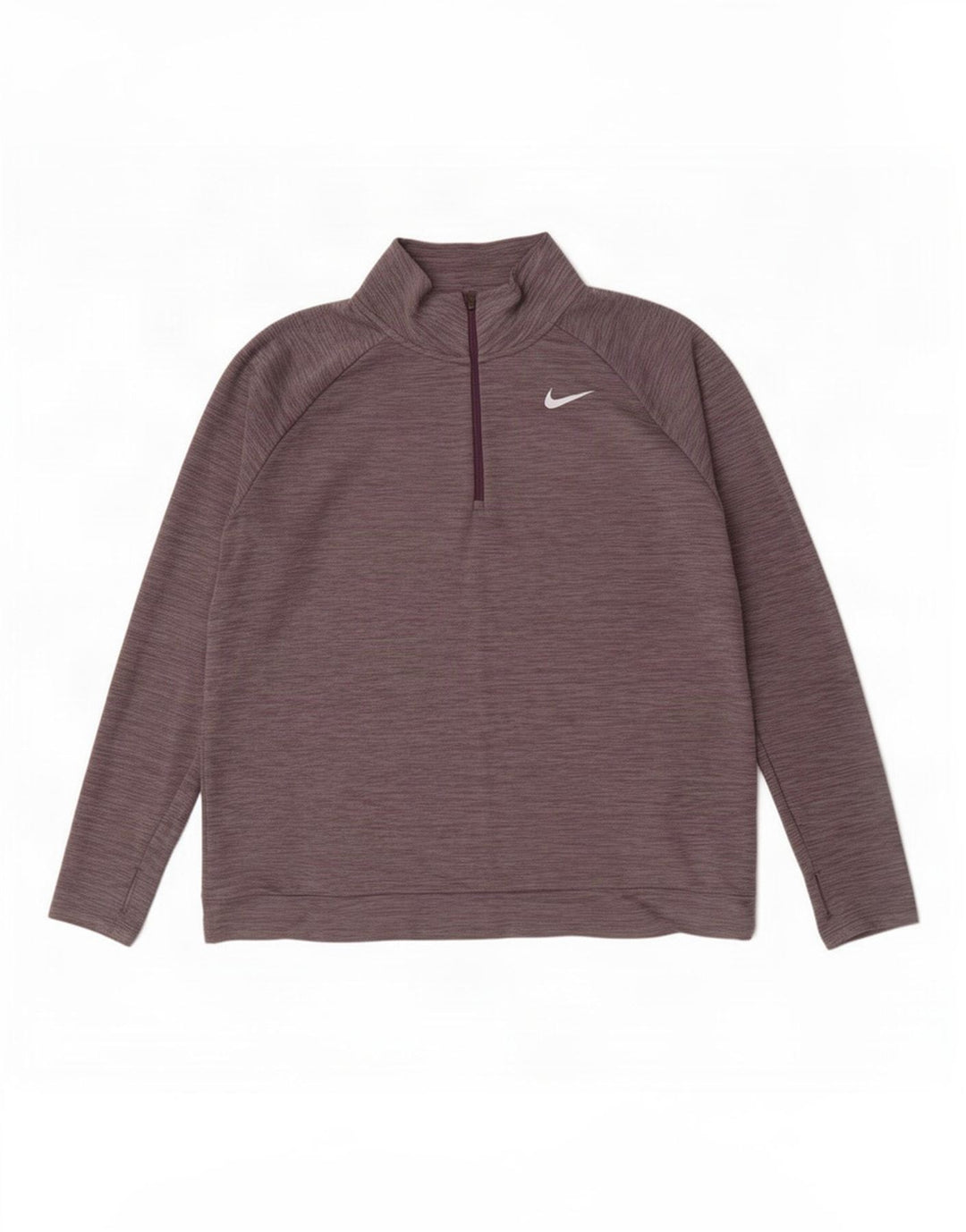 Ανδρική φόρμα πουλόβερ με φερμουάρ Nike Dri Fit Top XL Πολυεστέρας με γκρι φλύκταινες