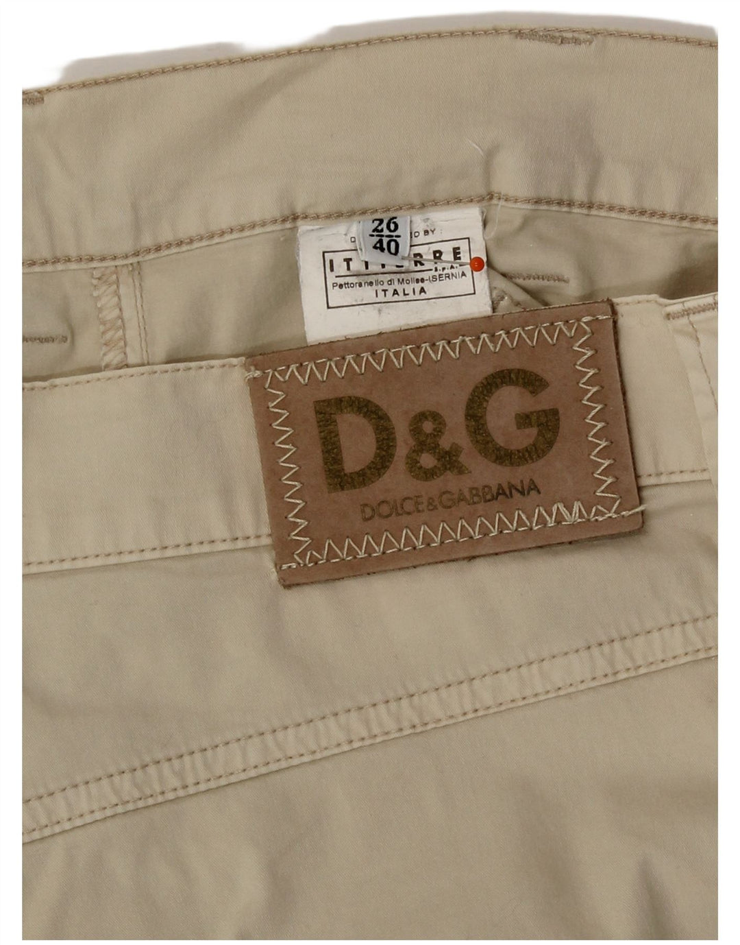 Dolce & Gabbana γυναικείο παντελόνι Capri IT 40 Small W26 L20 Beige