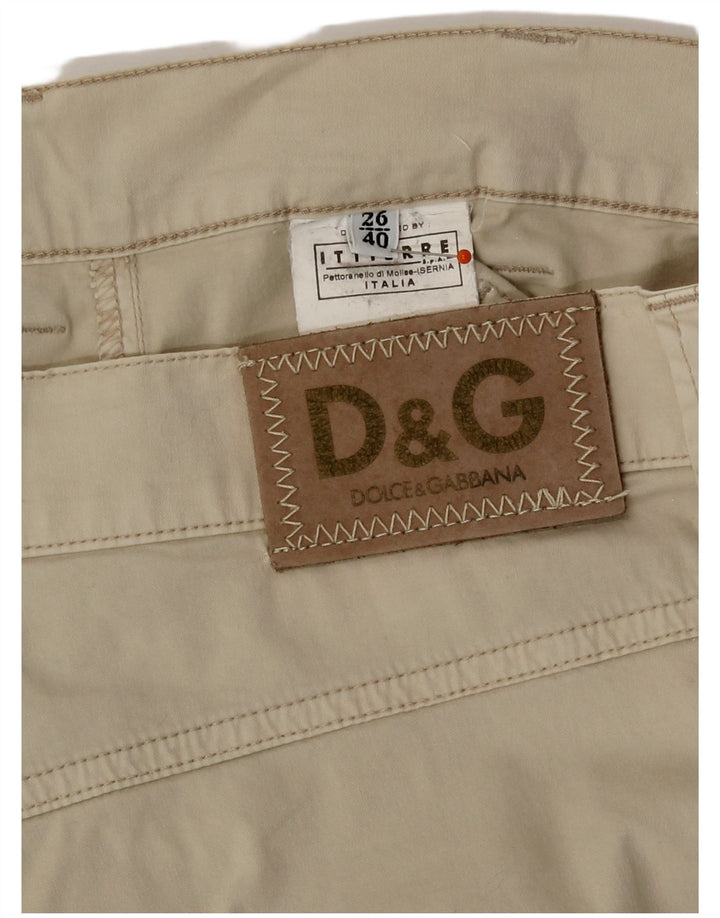 Dolce & Gabbana γυναικείο παντελόνι Capri IT 40 Small W26 L20 Beige