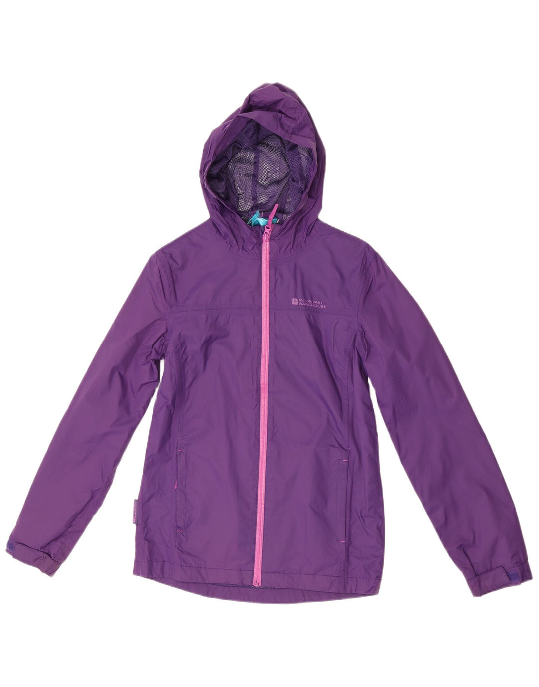 Mountain Warehouse Γυναικείο μπουφάν βροχής με κουκούλα UK 10 Small Purple Polyester