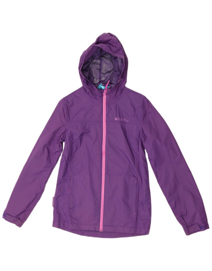 Mountain Warehouse Γυναικείο μπουφάν βροχής με κουκούλα UK 10 Small Purple Polyester