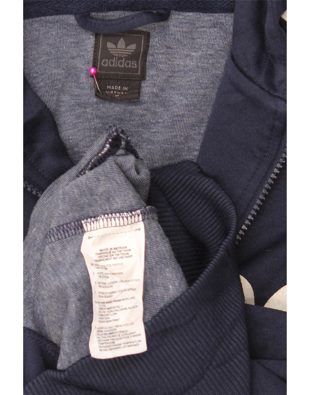Ανδρική αθλητική φόρμα ADIDAS Top Jacket Medium Navy Blue Polyester