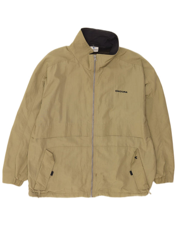 Ανδρικό μπουφάν βροχής Diadora Loose Fit UK 36 Small Khaki Polyamide