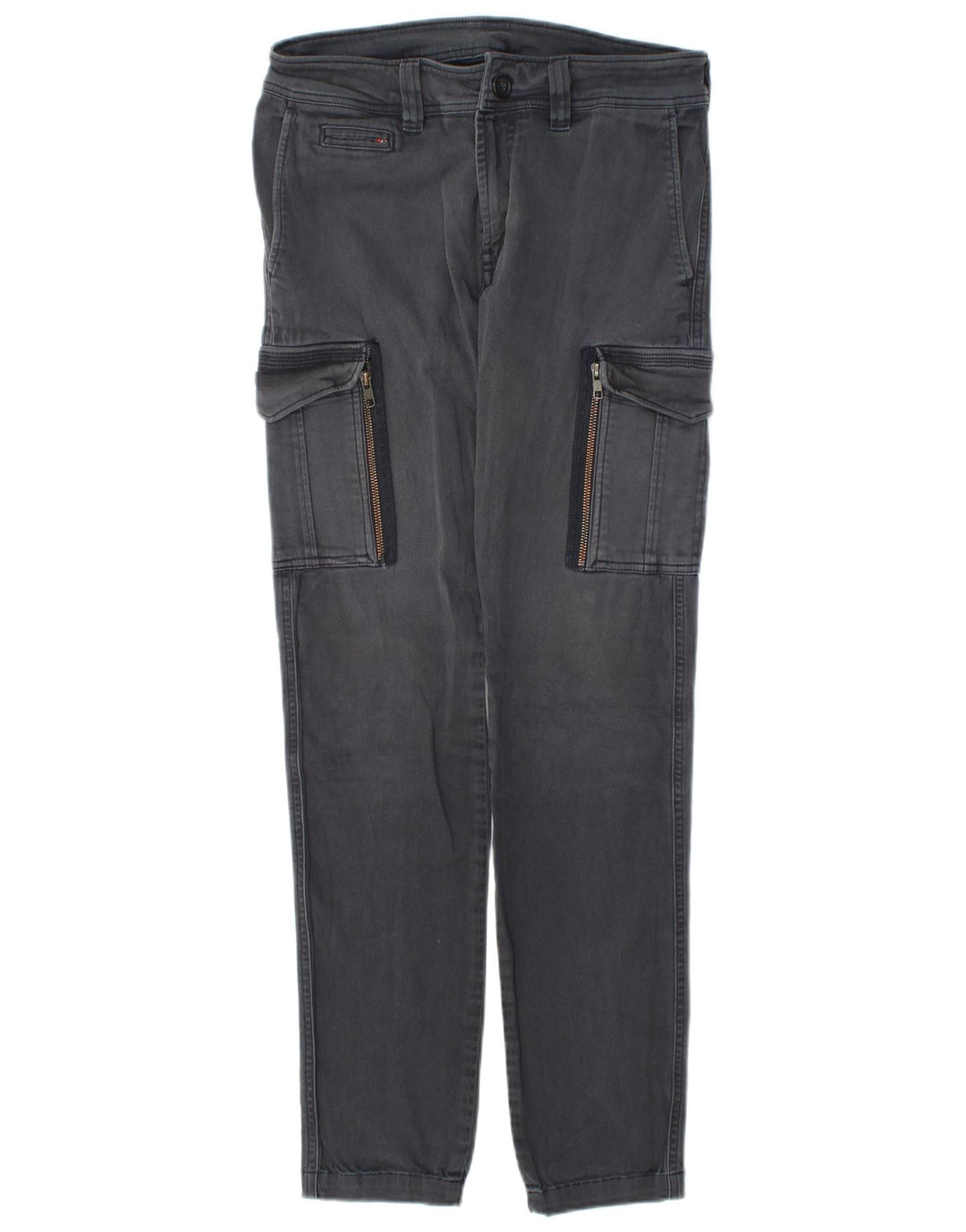 Diesel Mens Joggers Cargo Παντελόνι W29 L31 Γκρι βαμβακερό