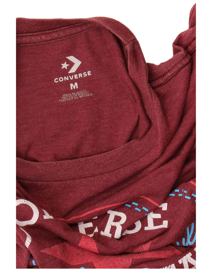 Ανδρικό T-Shirt CONVERSE Chuck Taylor Graphic Top Medium Maroon