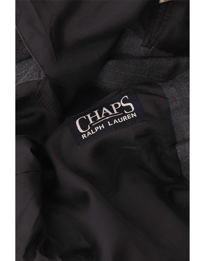 Chaps Ανδρικό σακάκι σακάκι με 2 κουμπιά UK 42 XL Navy Blue Check