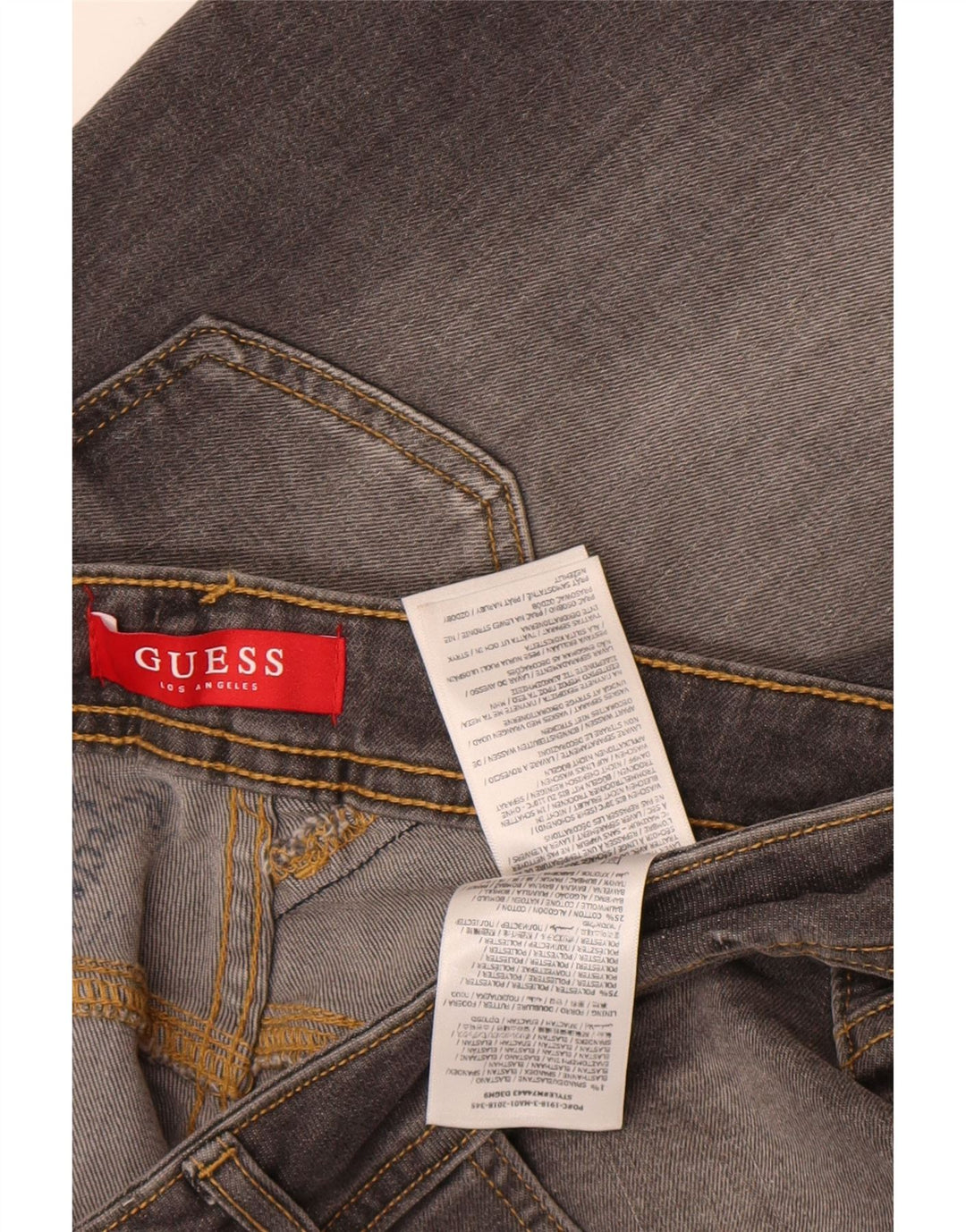 Guess Ανδρικό Slim Jeans W33 L32 Γκρι βαμβακερό