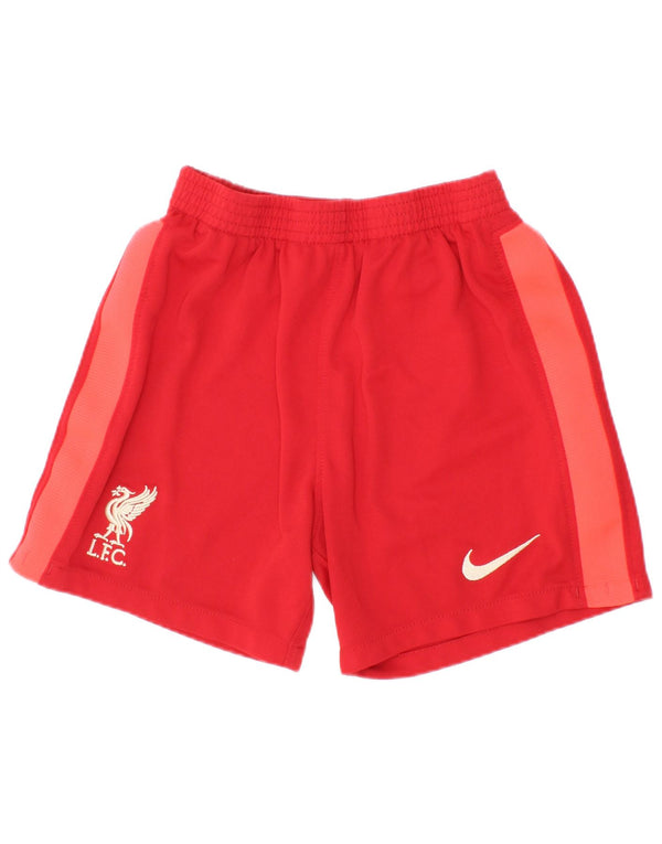 Αθλητικά σορτς Nike Boys Liverpool 5-6 ετών Μεσαίου κόκκινου πολυεστέρα