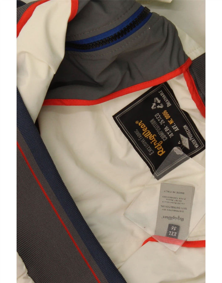 Ανδρικό μπουφάν Refrigiwear Bomber Size 56 2XL Off White Colourblock Polyamide