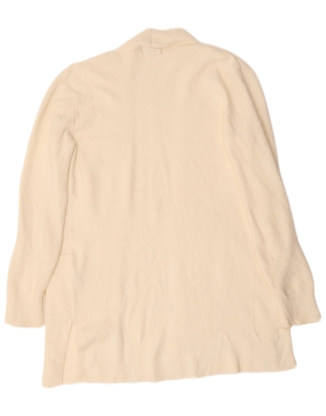 Marks & Spencer Γυναικείο πουλόβερ Longline Cardigan UK 12 Medium Off White