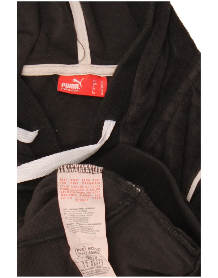 Γυναικείο κοντομάνικο κουκούλα κουκούλα PUMA 12 UK 12 μαύρο