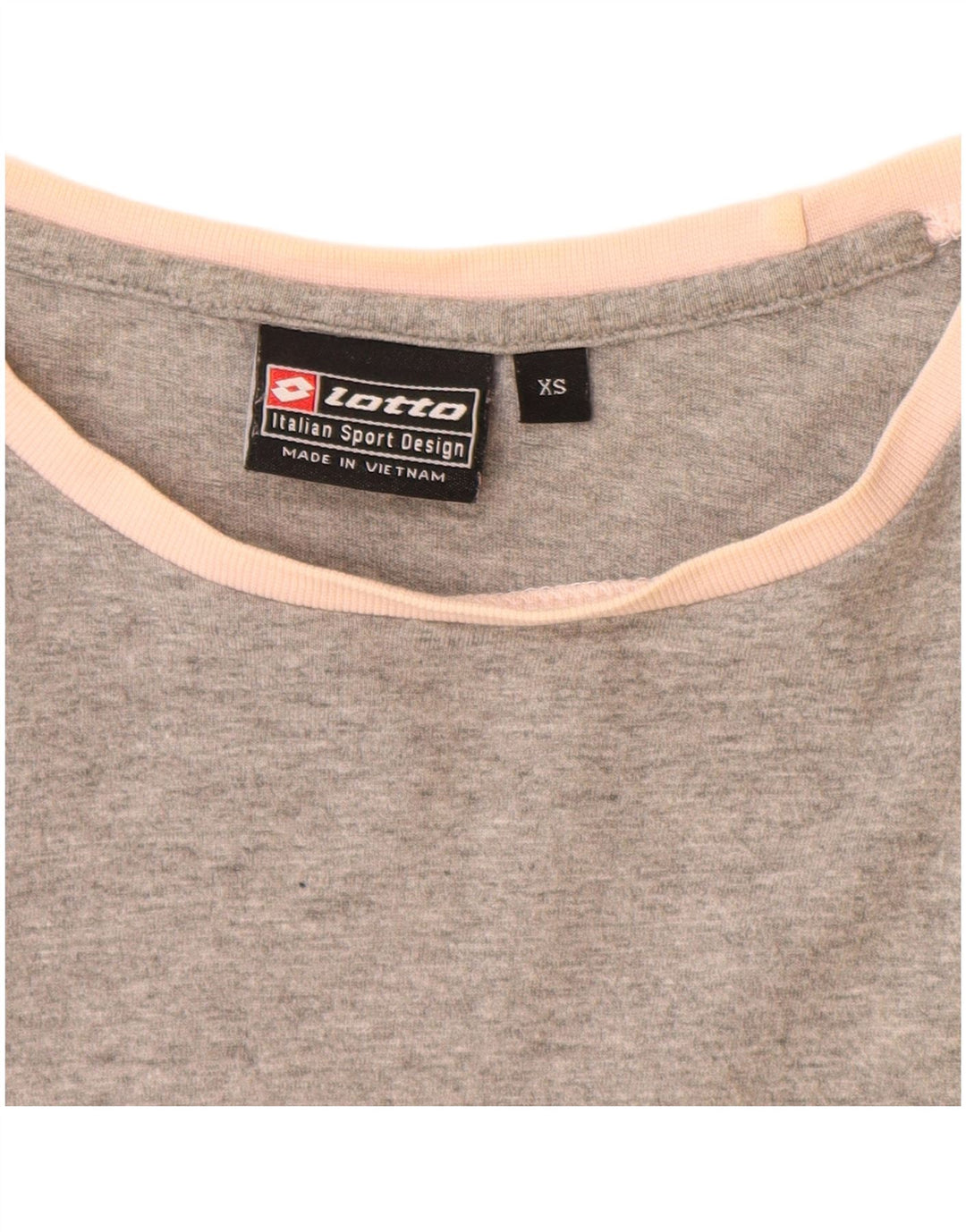 Γυναικείο T-Shirt LOTTO Top UK 6 XS Grey Flecked
