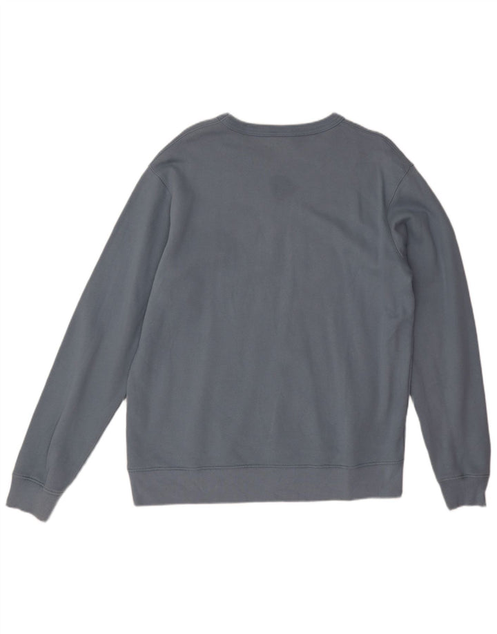 Zara Ανδρικό Φούτερ Jumper Μεγάλο Μπλε Βαμβακερό