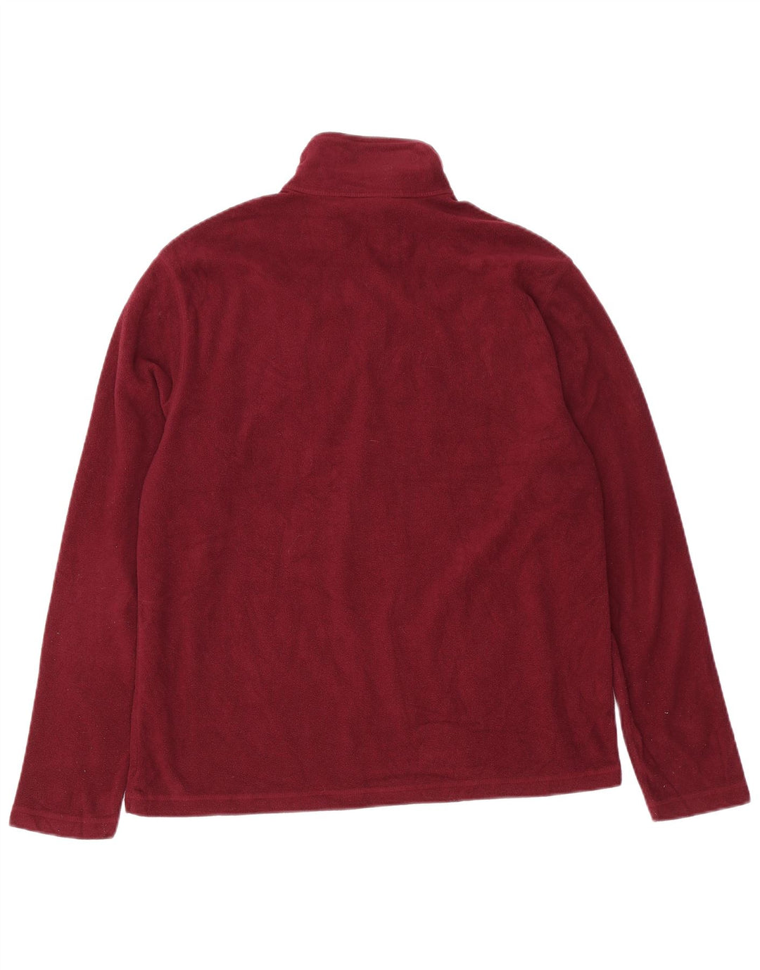 Eddie Bauer Ανδρικό φερμουάρ με λαιμόκοψη Fleece Jumper Medium Maroon Πολυεστέρας