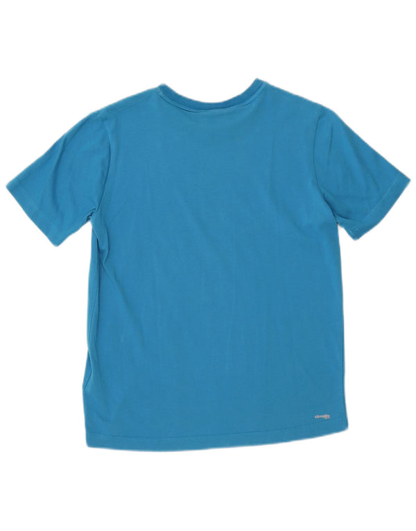 Μπλουζάκι Adidas Boys Climalite Graphic T-shirt 13-14 ετών Μπλε βαμβακερό