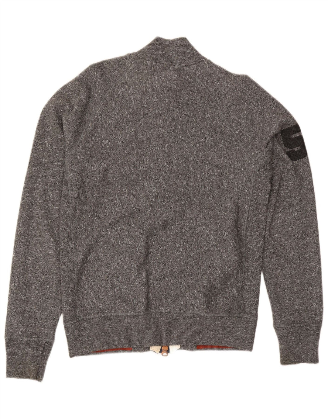 Ανδρική φόρμα Superdry Graphic Top Jacket μεγάλο γκρι βαμβακερό