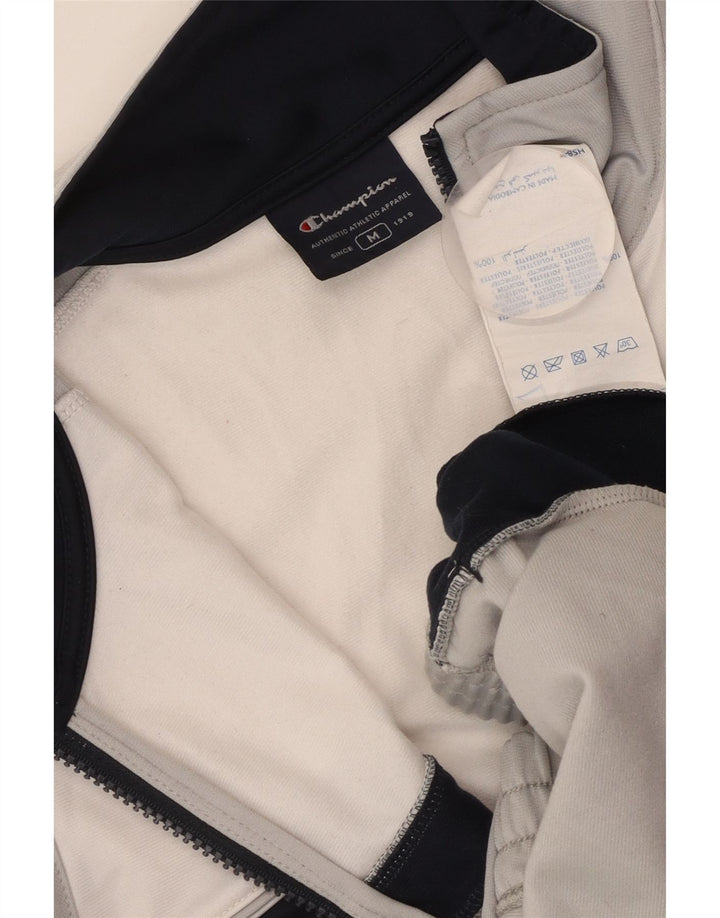 Ανδρική αθλητική φόρμα CHAMPION Μπουφάν μεσαίου γκρι χρώματος πολυεστέρας