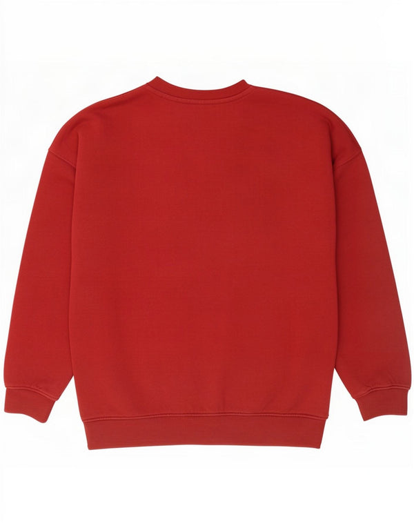 Marks & Spencer Boys Sweatshirt Jumper 13-14 ετών Βουργουνδί βαμβακερό