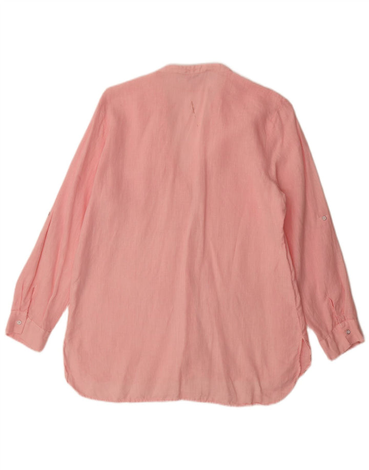 Zara Γυναικείο πουκάμισο Μπλούζα UK 16 Large Pink
