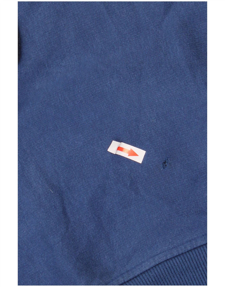 Γραφικό φούτερ Adidas Boys Jumper 13-14 ετών Μπλε χρώματος βαμβακερό